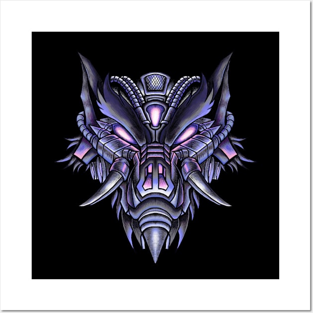 Wildboar Purpple Version Wall Art by Animals Introvert